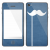 Виниловая наклейка Романтика (усы) для iPhone 4 | 4S