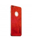 Наклейка кожаная Jisoncase для iPhone 6 | 6S (4.7) JS-IP6-27A30 Genuine leather, Красная