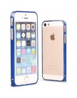 Металлический бампер Cross для iPhone 5 | 5S синий