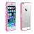 Ультралегкий алюминиевый бампер с застежкой для iPhone 5S | 5 розовый (аналог cross)