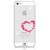Чехол White Diamonds для iPhone 5 | 5S Lipstick Heart transparent пластик Swarovski