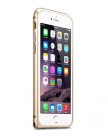 Бампер Melkco для Apple iPhone 6 Q Arc Aluminum золотистый (APIP6FALQAGDME)