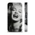 Чехол QCase Monroe smile для iPhone 4 | 4S (пластиковый чехол, защитная пленка, заставка)