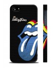 Чехол QCase Rolling Stones Blue для iPhone 5 | 5S (пластиковый чехол, защитная пленка, заставка)