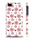 Чехол QCase Snow and sox для iPhone 5 | 5S (пластиковый чехол, защитная пленка, заставка)