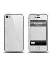 Виниловая наклейка для iPhone 4S Кожа Белая для 