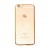 Накладка силиконовая для Apple iPhone 6 | 6S окантовка золото