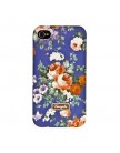 Чехол Goegtu Оранжевые розы на синем фоне для iPhone 4s | 4