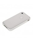 Бампер пластиковый SGP для iPhone 4s | iPhone 4 белый/белый