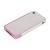 Бампер пластиковый SGP для iPhone 4s | iPhone 4 белый/светло-розовый