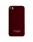 Чехол пластиковый PhoneAdd для iPhone 4s | 4 бордовый