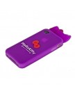 Чехол силиконовый Hello Kitty для Apple iPhone 4|4S бантики фиолетовый