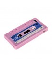 Чехол силиконовый для iPhone 4 | 4S кассета розовый