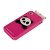 Чехол силиконовый для iPhone 4 | 4S панды розовый