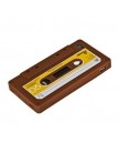 Чехол силиконовый для iPhone 4 | 4S кассета коричневый