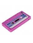 Чехол силиконовый для iPhone 4 | 4S кассета малиновый