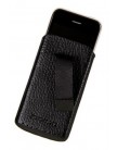 Чехол для iPhone 3G | 3Gs черный со вставкой перфорация