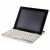 Клавиатура для The new iPad 3 | iPad 2 Mobile bluetooth keyboard белая с русскими буквами