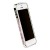 Бампер металлический Newsh для iPhone 5 | 5S  со стразами розовыми