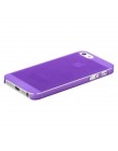 Накладка супертонкая для iPhone 5 фиолетовая