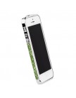 Бампер металлический Newsh для iPhone 5 | 5S со стразами зелеными