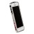 Бампер металлический Newsh для iPhone 5 | 5S со стразами красными
