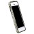 Бампер металлический для iPhone 5 | 5S  серебряный со стразами