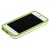 Бампер для iPhone 5 зеленый с белой полосой