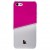 Накладка Jisoncase для iPhone 5 | 5S двухцветная белая | розовая JS-IP5-005