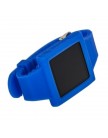 Чехол силиконовый для iPod nano 6 браслет с металлической застежкой синий