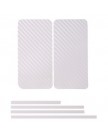 Наклейка карбон для iPhone 4s|  4 белая на переднюю, заднюю и боковые части