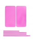 Наклейка карбон для iPhone 4s| 4 розовая на переднюю, заднюю и боковые части