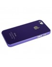 Накладка металлическая SGP для iPhone 5 фиолетовая с фиолетовой окантовкой