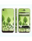 Виниловая наклейка для iPhone 4 | 4S Glowing Trees
