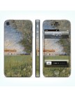 Виниловая наклейка для iPhone 4|4S Farmhouse in a Wheat Field