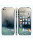 Виниловая наклейка для iPhone 5 Ship on Stormy Seas