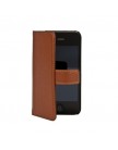 Чехол Fashion для iPhone 4s | 4 книжка боковая с застежкой коричневый