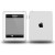 Виниловая наклейка для iPad Carbon White