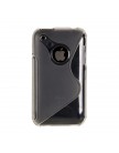 Чехол силиконовый для iPhone 3G | 3Gs прозрачный жесткий