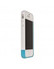 Бампер пластиковый SGP для iPhone 4 | 4S белый/голубой
