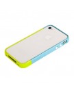 Бампер пластиковый SGP для iPhone 4 | 4S голубой/зеленый