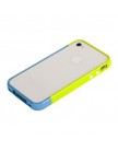 Бампер пластиковый SGP для iPhone 4 | 4S зеленый/голубой