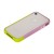Бампер пластиковый SGP для iPhone 4s | 4 светло-розовый/зеленый