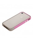 Бампер пластиковый SGP для iPhone 4 | 4S светло-розовый/серый