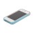 Бампер пластиковый SGP для iPhone 4s | 4 серебряный/голубой