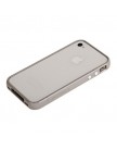 Бампер пластиковый SGP для iPhone 4 | 4S серый/серый