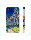 Чехол ACase для iPhone 4 | 4S The Church at Auvers