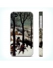 Чехол ACase для iPhone 4 | 4S The Hunters in the Snow