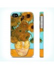 Чехол ACase для iPhone 4 | 4S Stilll Life Vase with Twelve Sunflowers