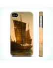 Чехол ACase для iPhone 4 | 4S Chinese Boat at the Bay of Ding Hae